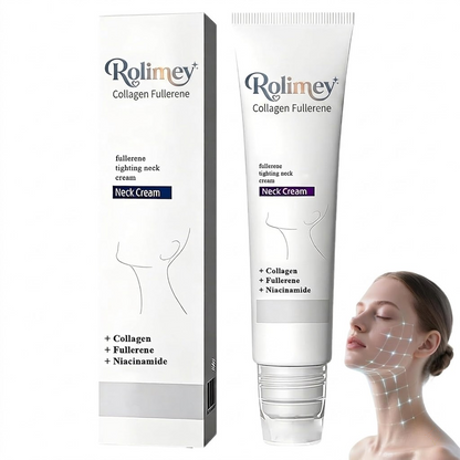 🎁💫(Made in USA)- Rolimey® Collagen Fullerene Cream, Rolimey Collagen Cream with Collagen Peptides, 2026 New Tighten & Lift Cream for Crepey Skin, Wrinkles and Tightening for Skin Types