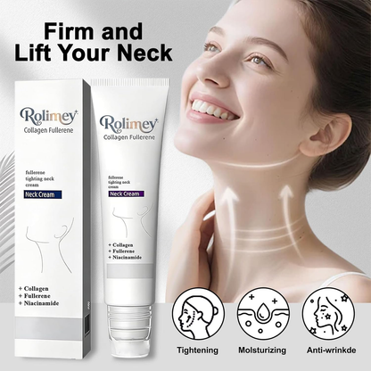 🎁💫(Made in USA)- Rolimey® Collagen Fullerene Cream, Rolimey Collagen Cream with Collagen Peptides, 2026 New Tighten & Lift Cream for Crepey Skin, Wrinkles and Tightening for Skin Types