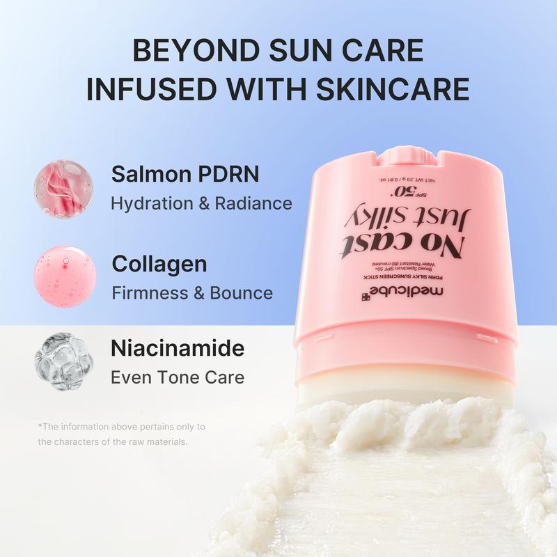 PDRN Silky Sunscreen Stick | SPF 50 Airy & Pore-Blurring Finish | 0.81 oz.