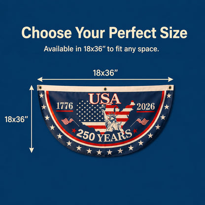 The 1776-2026 Legacy Banner: 100% Veteran-Handcrafted 250th Anniversary Heritage Flag-2