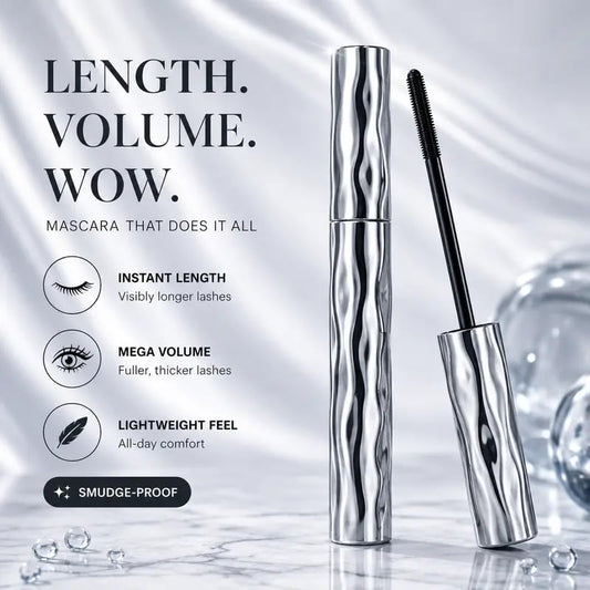 🎁BUY 1 GET 1 FREE🎁Volumizing Lengthening Smudge—Proof Mascara with Nourishing Formula