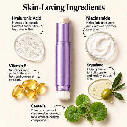 🎁 Buy OneGet One FREE🎁Changing Foundation Stick – The stick that makes mature skin glow again
