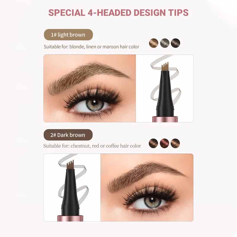 Waterproof Micro-Fork Eyebrow Pencil
