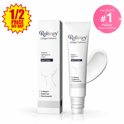 🎁💫(Made in USA)- Rolimey® Collagen Fullerene Cream, Rolimey Collagen Cream with Collagen Peptides, 2026 New Tighten & Lift Cream for Crepey Skin, Wrinkles and Tightening for Skin Types