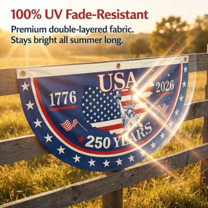 The 1776-2026 Legacy Banner: 100% Veteran-Handcrafted 250th Anniversary Heritage Flag-2