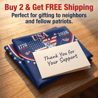 The 1776-2026 Legacy Banner: 100% Veteran-Handcrafted 250th Anniversary Heritage Flag-2