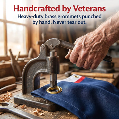 The 1776-2026 Legacy Banner: 100% Veteran-Handcrafted 250th Anniversary Heritage Flag-2