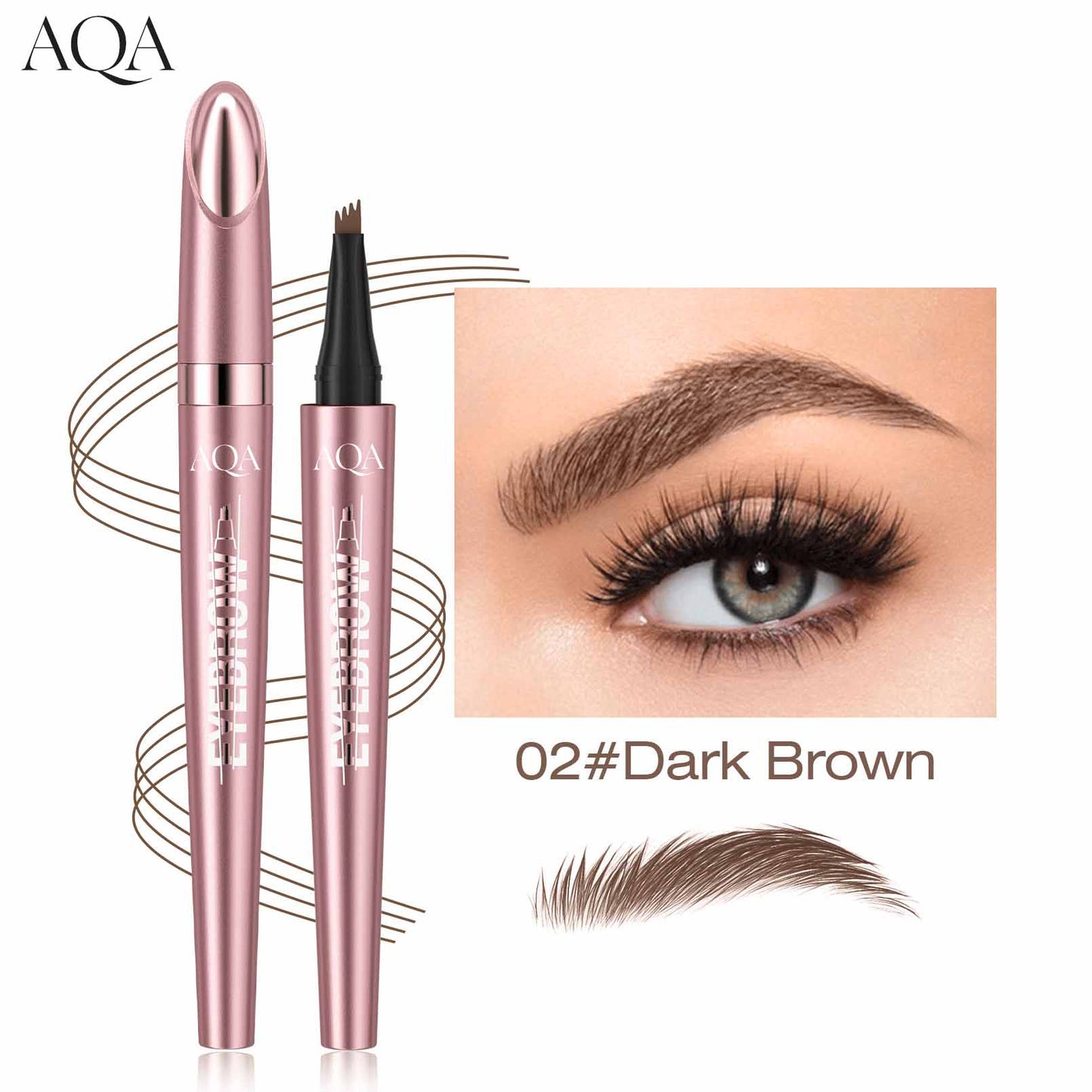 Waterproof Micro-Fork Eyebrow Pencil