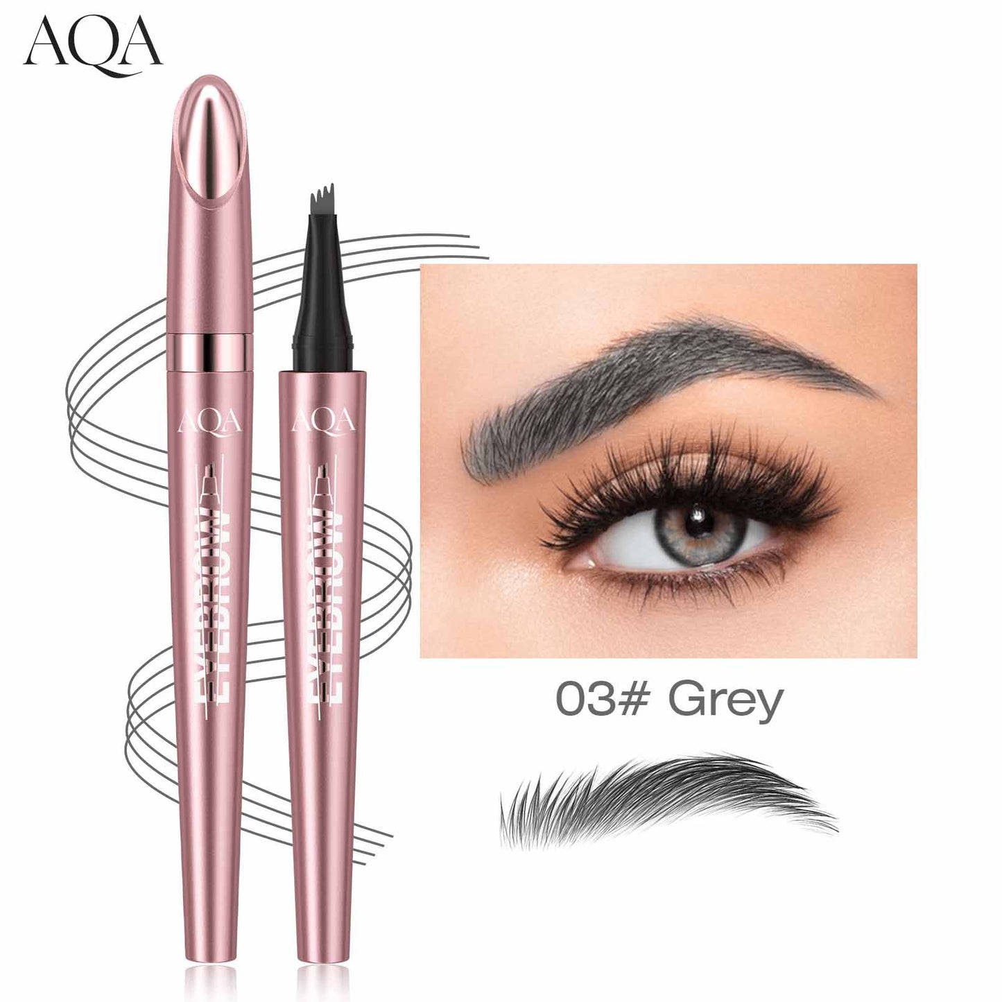 Waterproof Micro-Fork Eyebrow Pencil