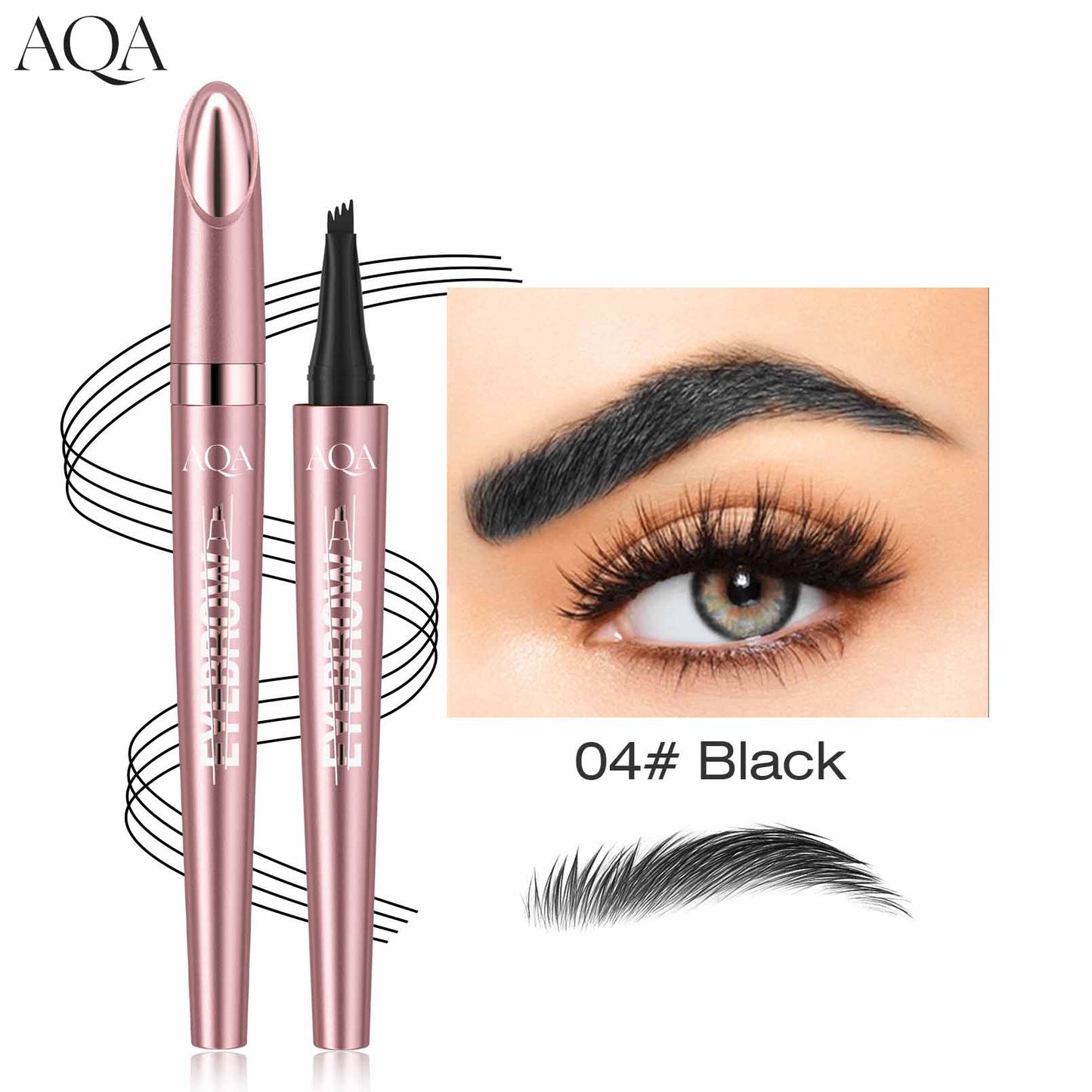 Waterproof Micro-Fork Eyebrow Pencil