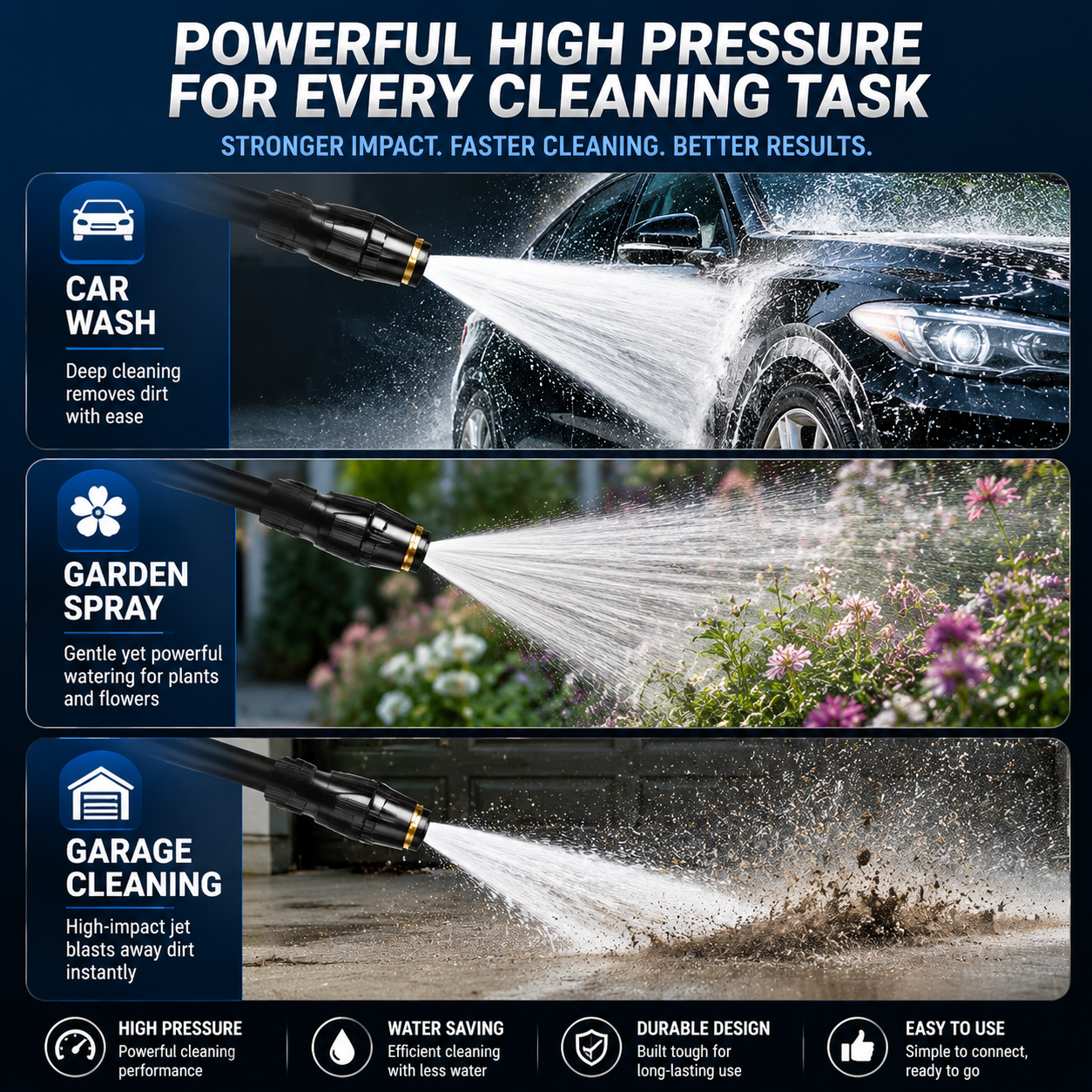 🔥Limited-time event, buy more get more free. - Home High-Pressure Car Wash Water Gun