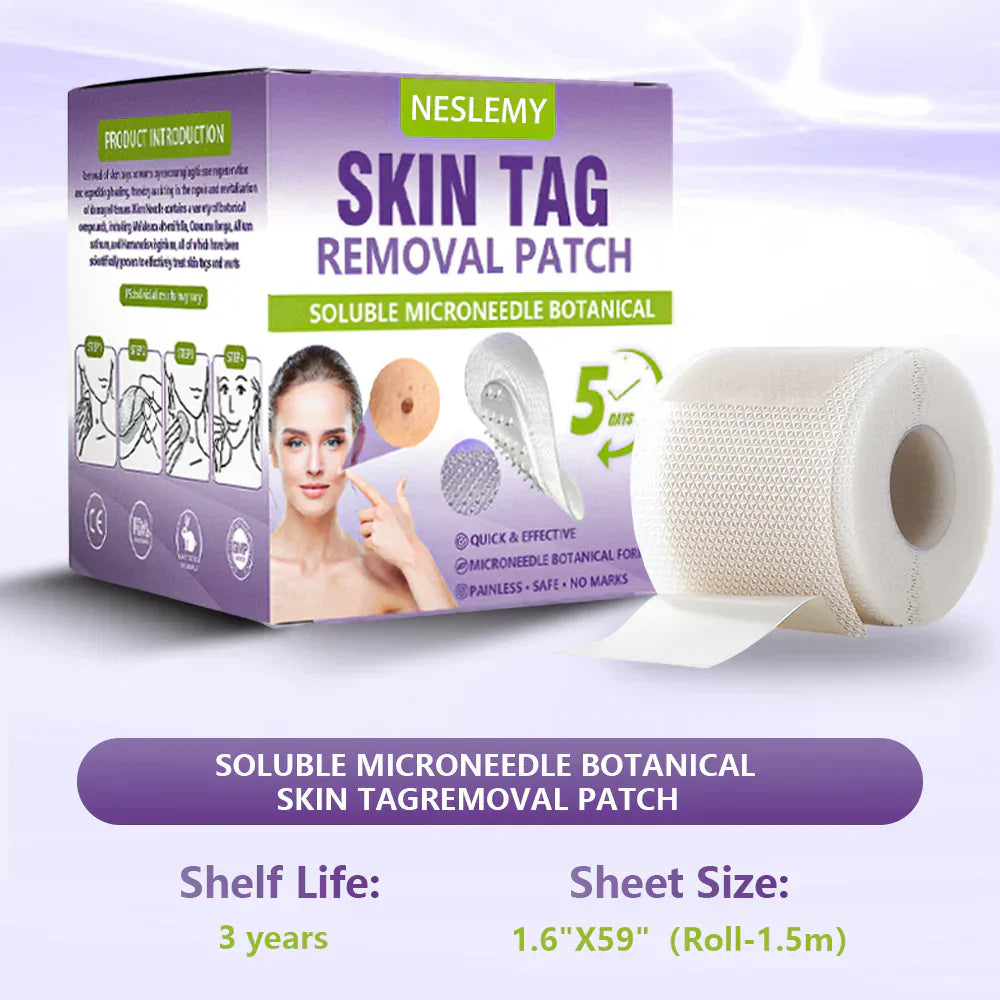 ✅NESLEMY® Soluble Microneedle Botanical Skin Tag Removal Patch