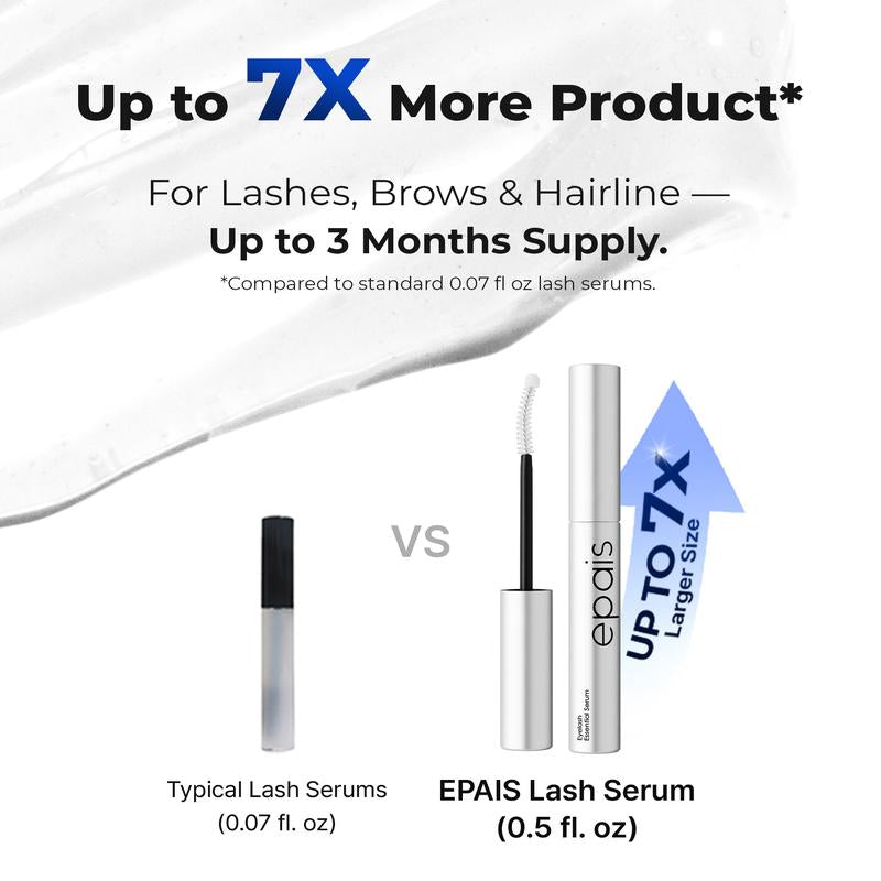 PAIS Eyelash Serum 0.5 fl oz – Fuller, Thicker-Looking Lashes, Gentle Formula, Prostaglandin-Free